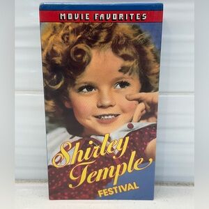 Movie Favorites “Shirley Temple Festival” 4 Feature Black & White VHS - Sealed